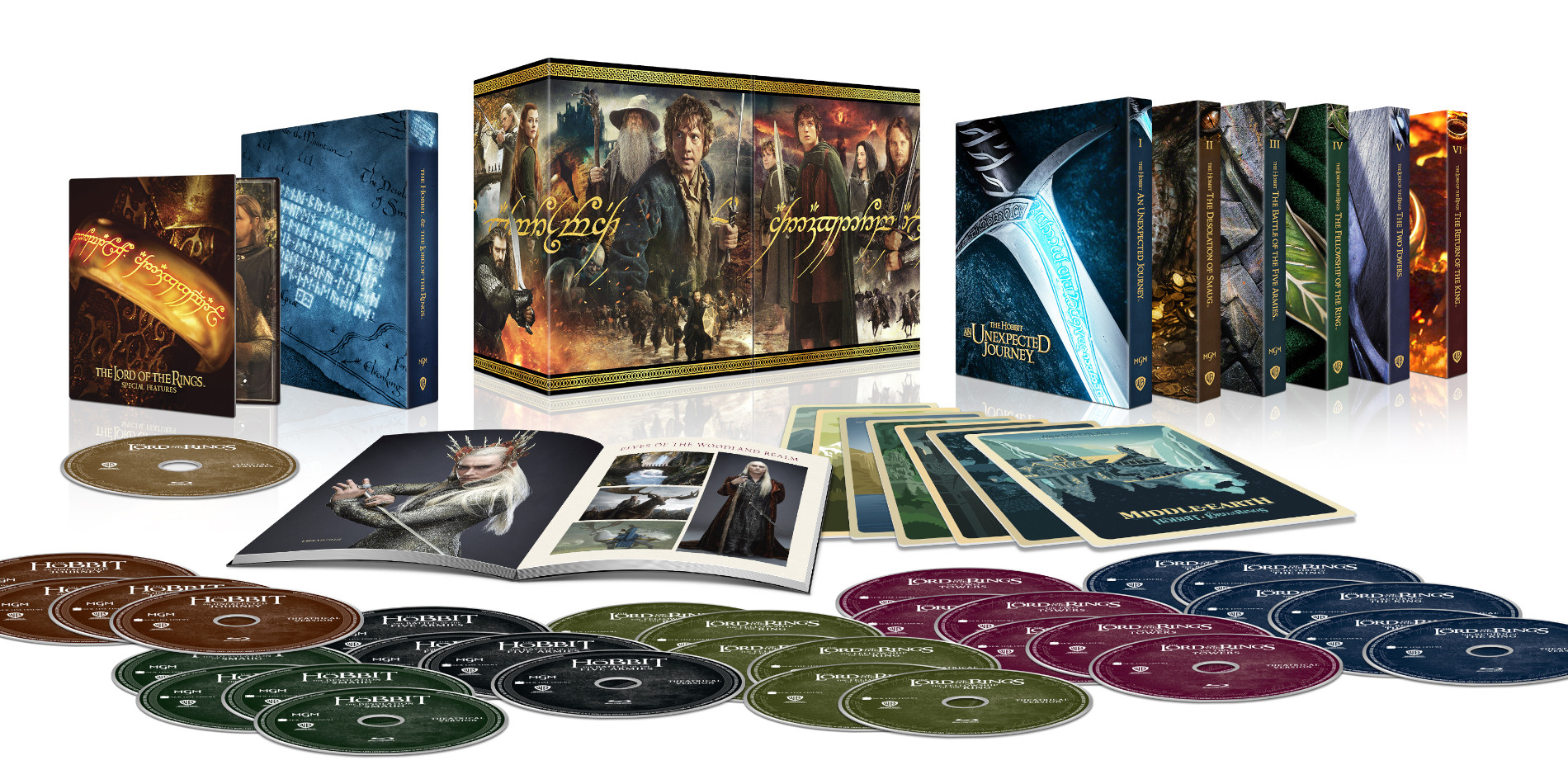 lotr Middle-Earth 6-Film Ultimate Collector's Edition 