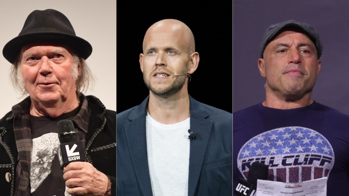 neil young joe rogan daniel ek spotify covid-19