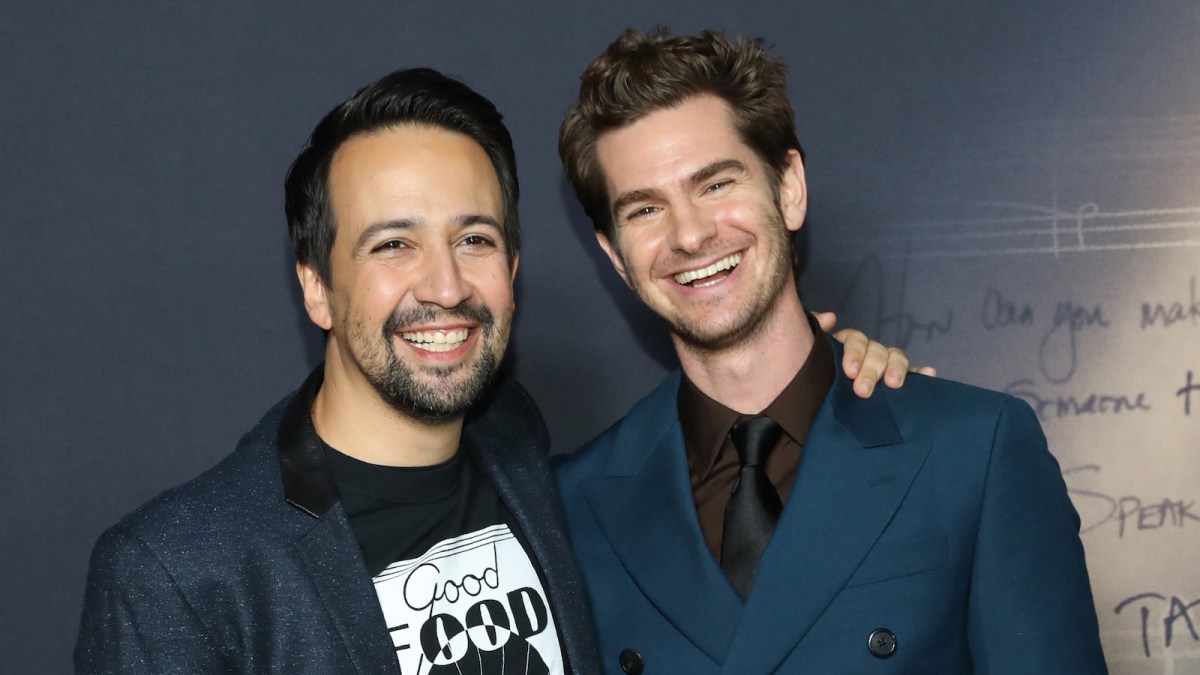 lin manuel miranda andrew garfield