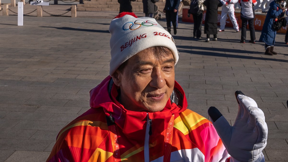 jackie chan great wall china olympics