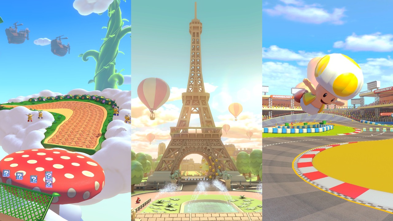 mario kart 8 classic levels deluxe