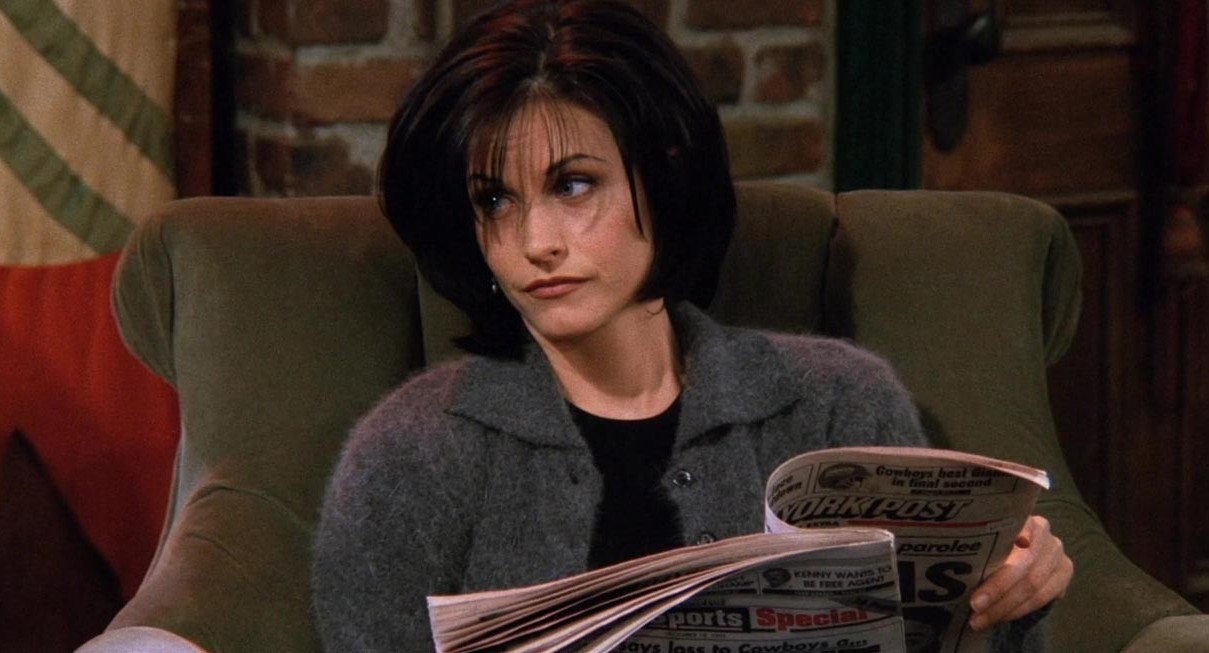 Courtney Cox as Monica Geller in Friends