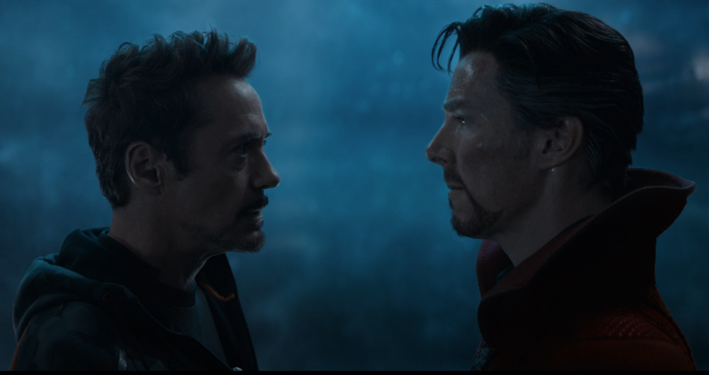 Iron Man and Doctor Strange in Avengers Infinity War