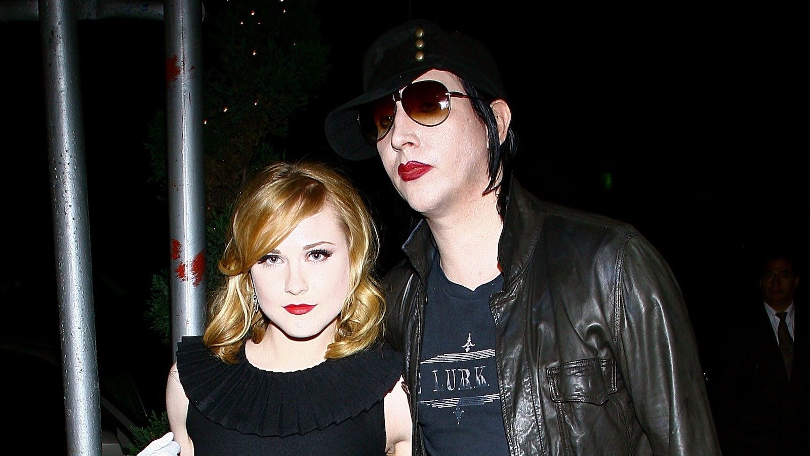 Evan Rachel Wood and Marilyn Manson