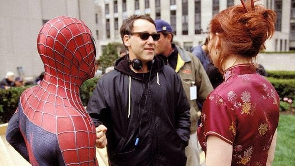 sam raimi spider-man bts