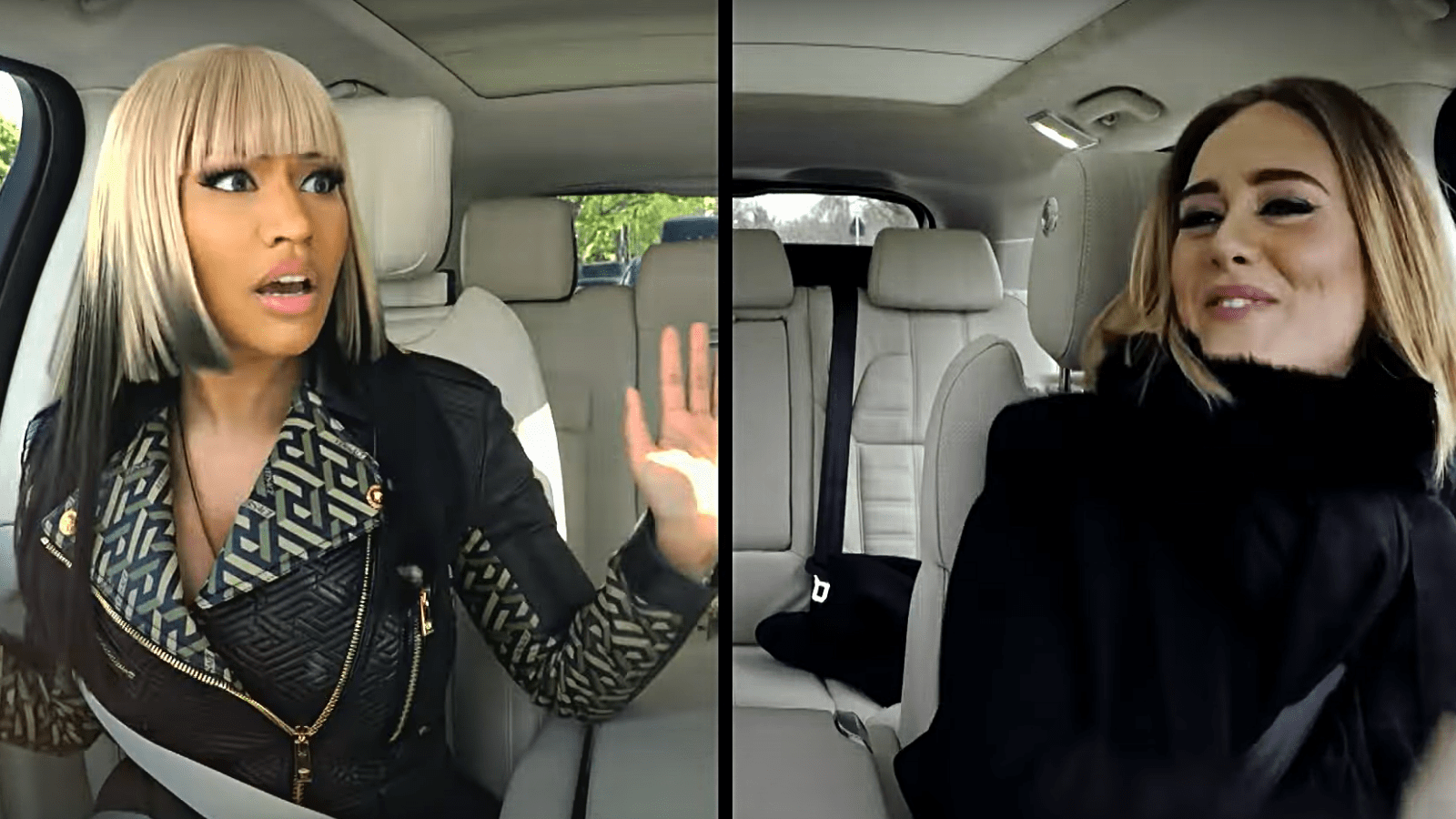 nicki minaj, adele, carpool karaoke