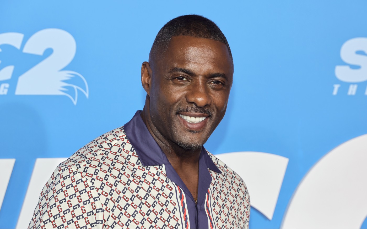 Idris Elba at Sonic The hedgehog 2 premiere