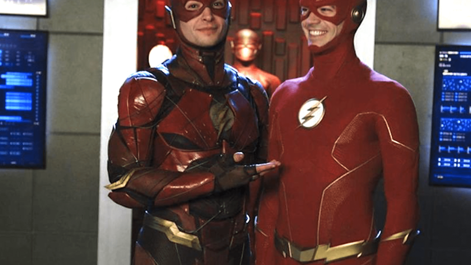 Grant Gustin Ezra Miller The Flash