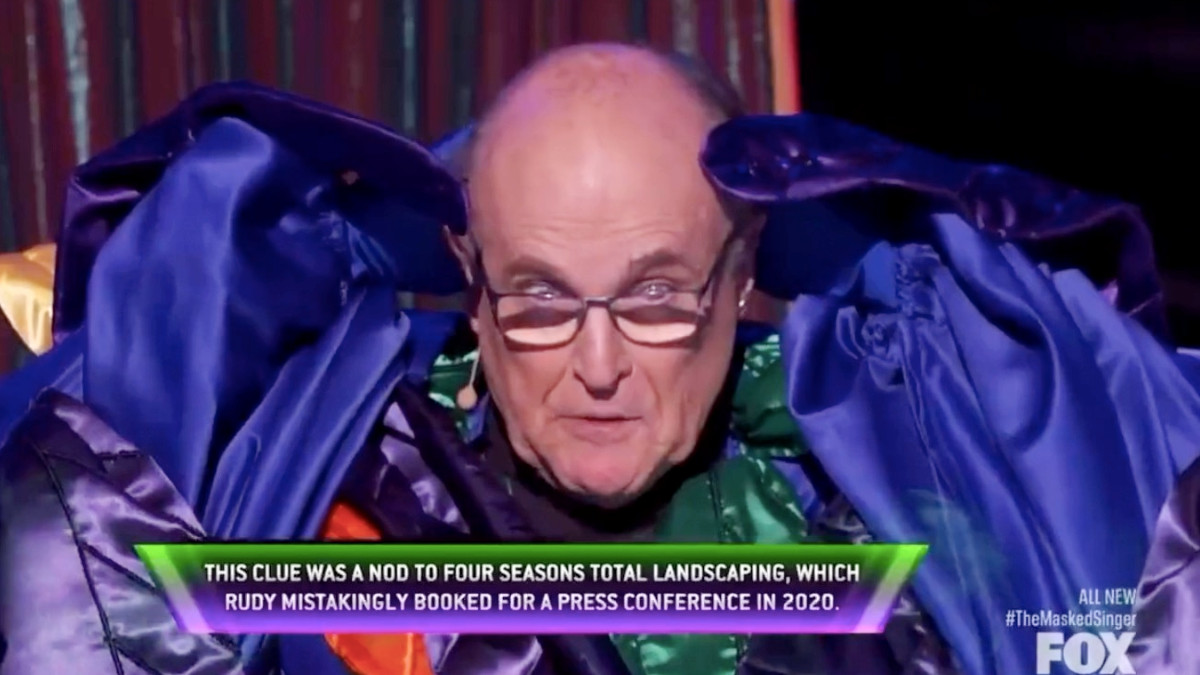 rudy giuliani masked singer