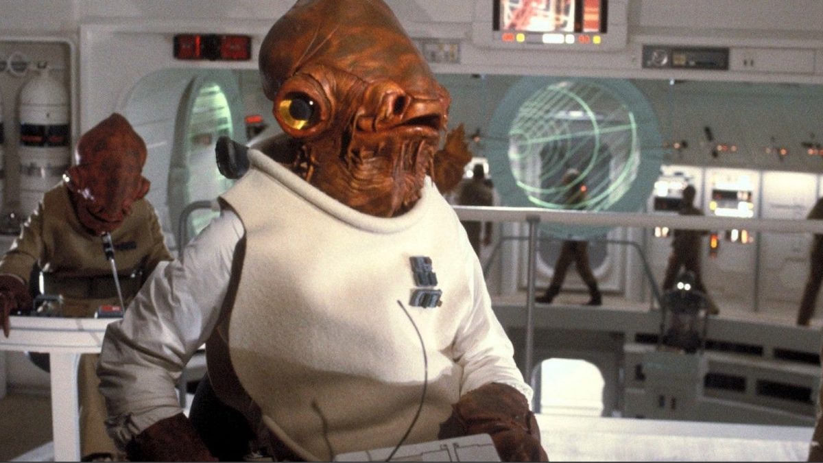 Admiral Ackbar in Return of the Jedi.