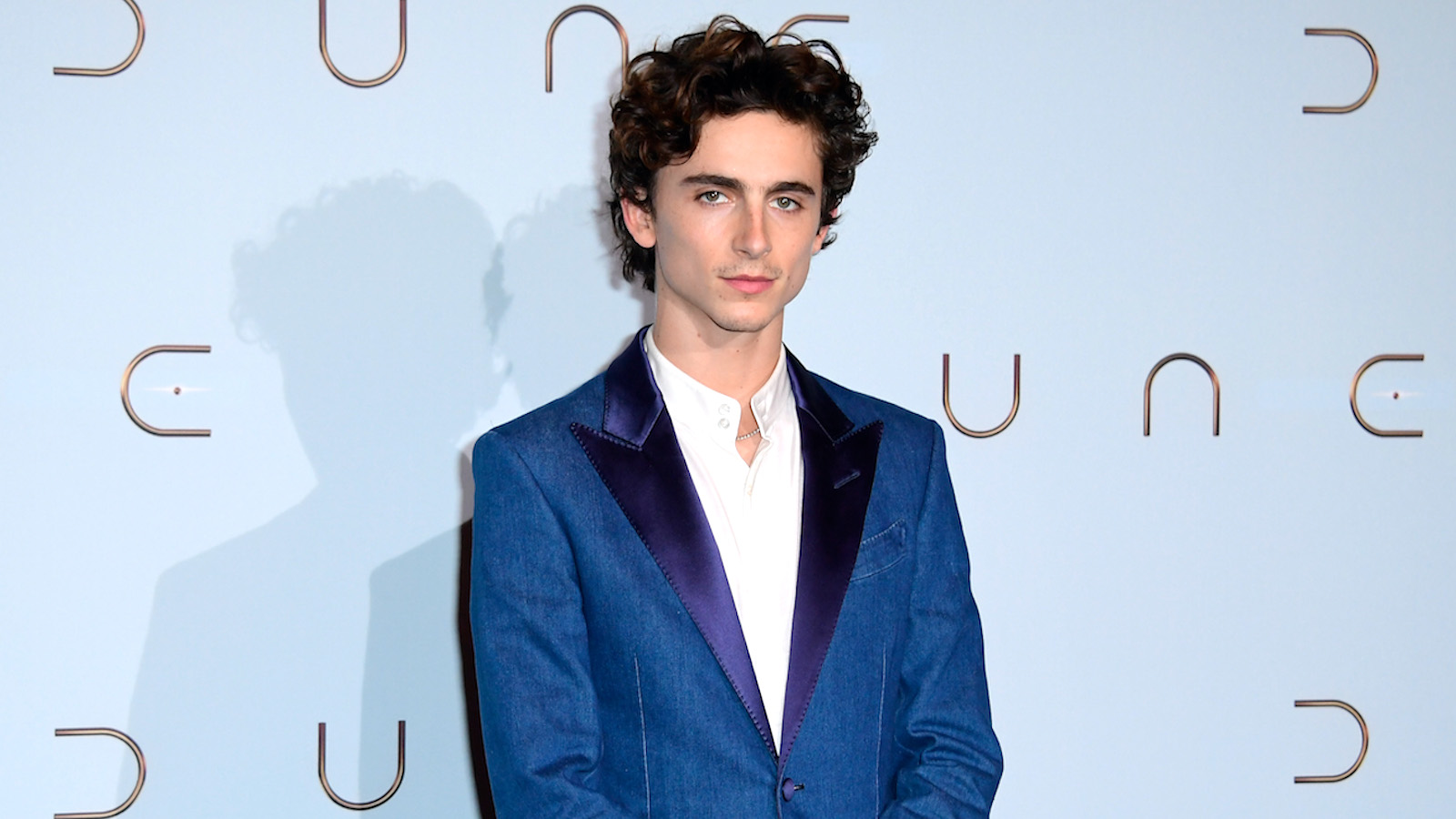 Timothée Chalamet at a promotional event for his 2021 film Dune.
