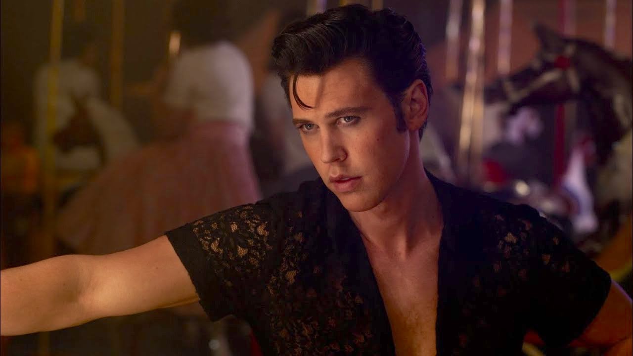 Austin Butler in character as Elvis