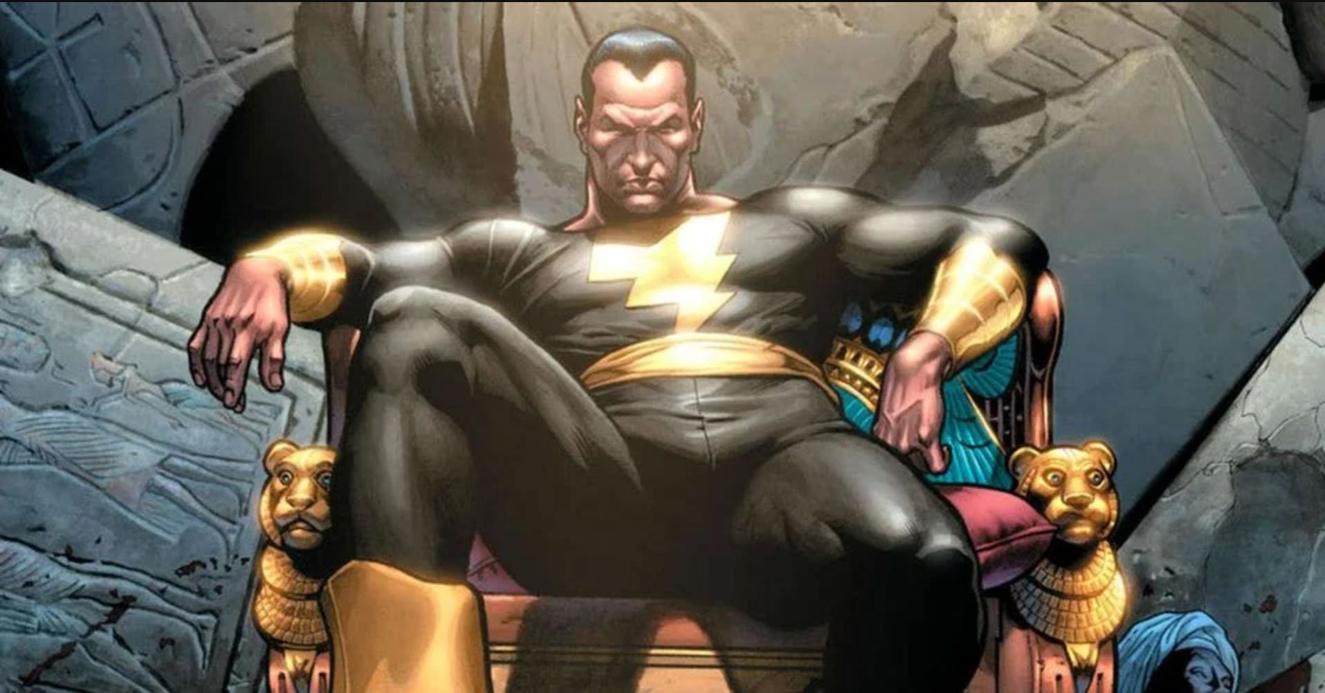 Black Adam throne