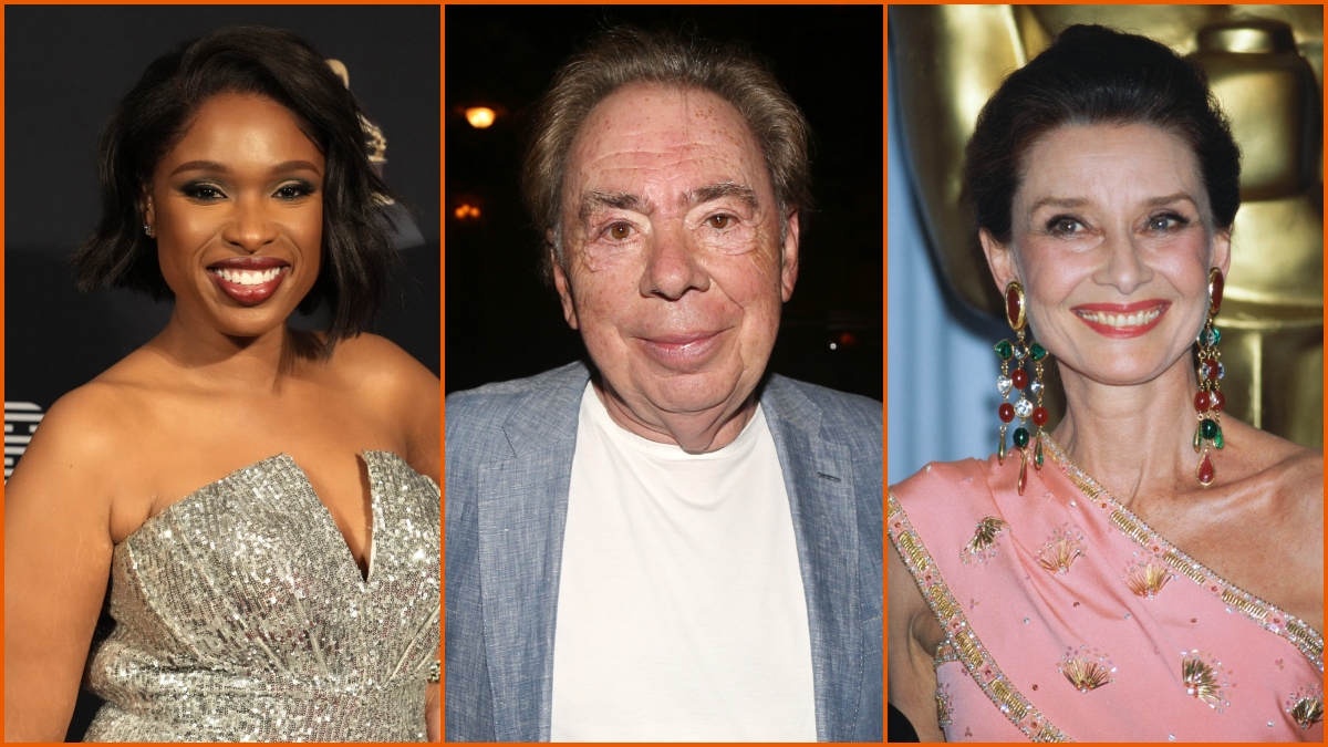 Jennifer Hudson, Andrew Lloyd Webber and Audrey Hepburn