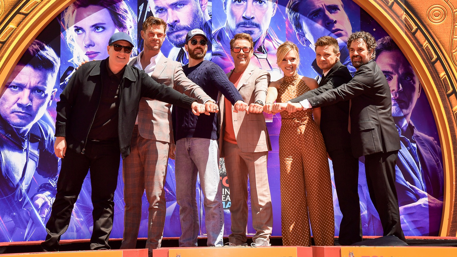 avengers endgame cast and kevin feige