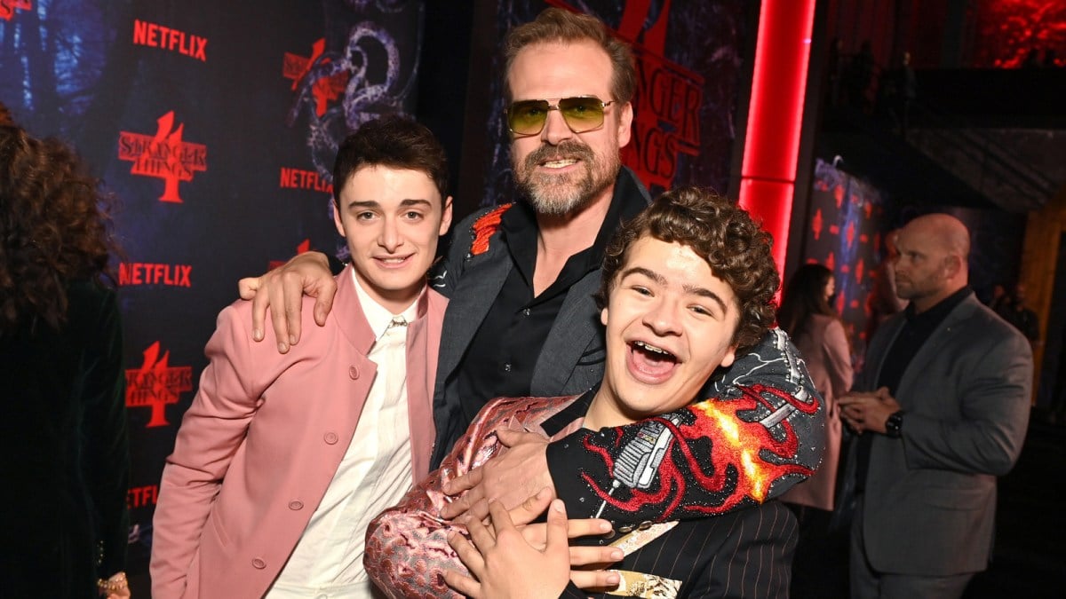 David Harbour Noah Schnapp Gaten Matarazzo