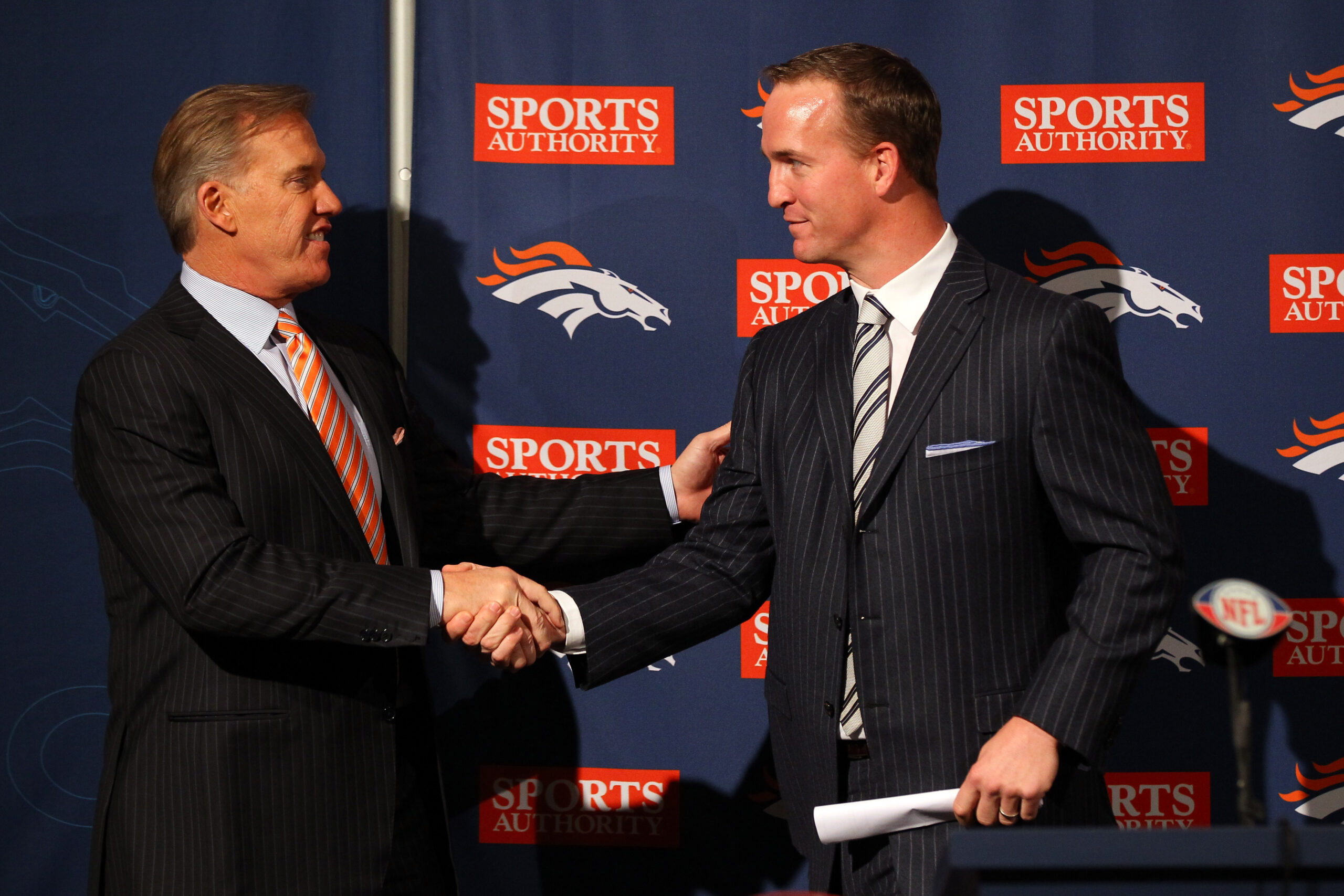 John Elway and Peyton Manning