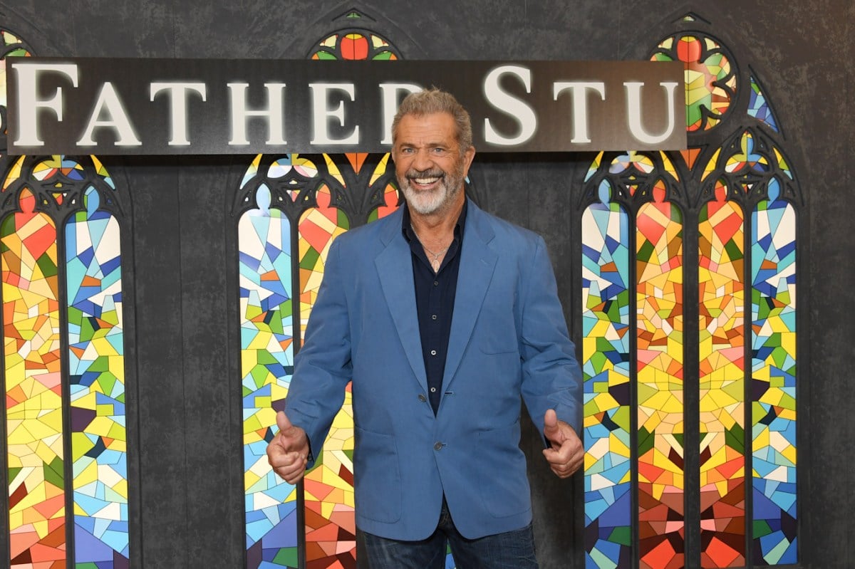 Mel Gibson attends the photo call for Columbia Pictures' "Father Stu" at The London West Hollywood at Beverly Hills on April 01, 2022 in West Hollywood, California.