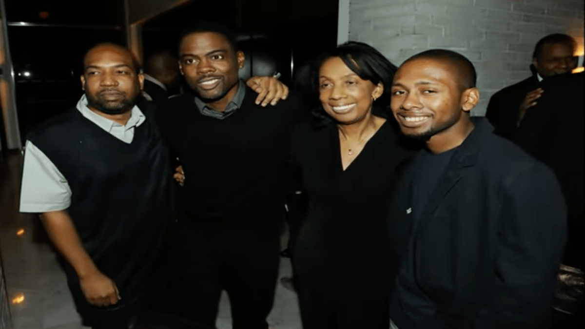 Chris Rock and his siblings