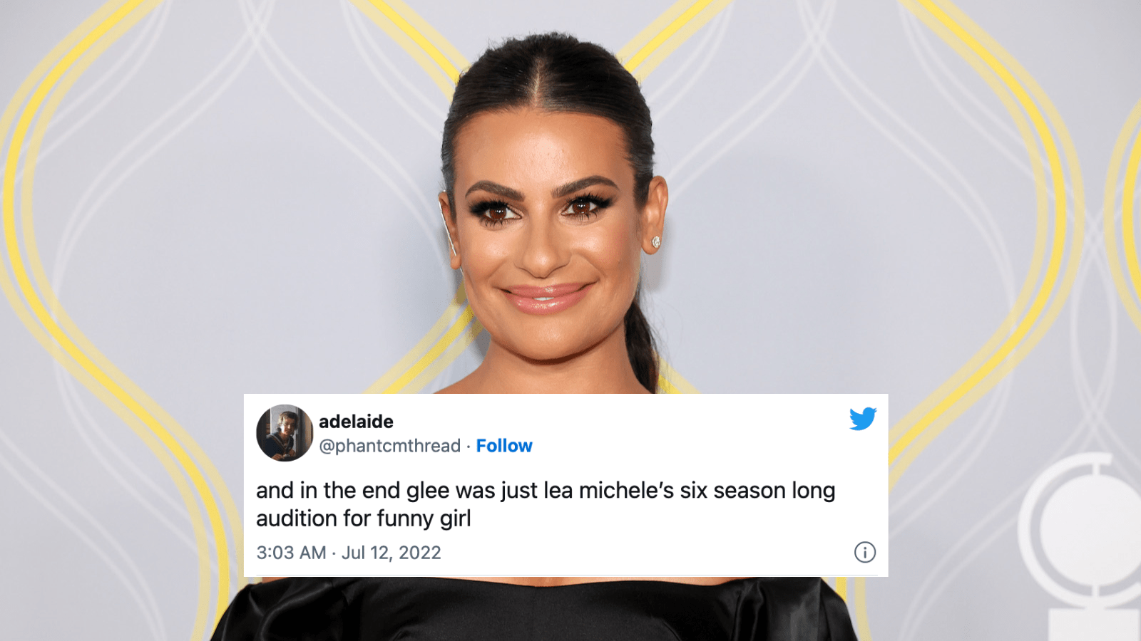 lea michele funny girl tweets memes reactions