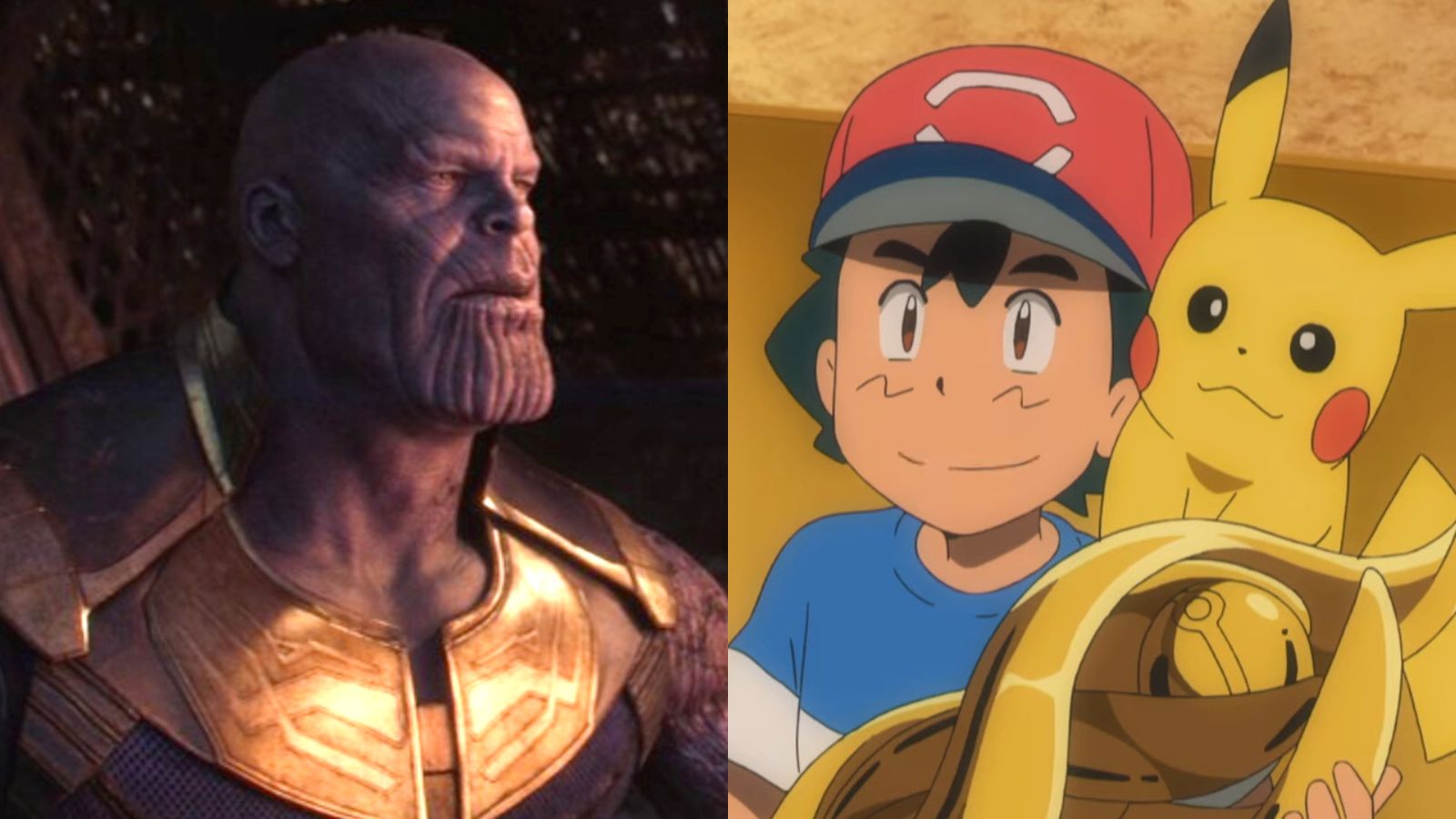 Ash Pokemon thanos avengers infinity war