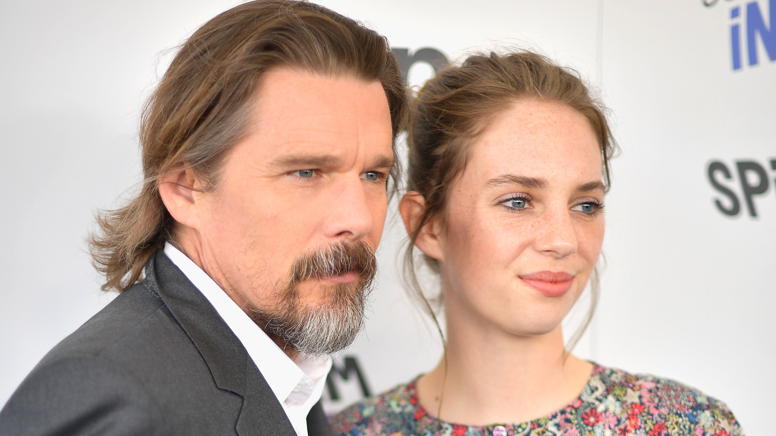 Ethan Hawke and Maya Hawke attend 2018 Film Independent Spirit Awards