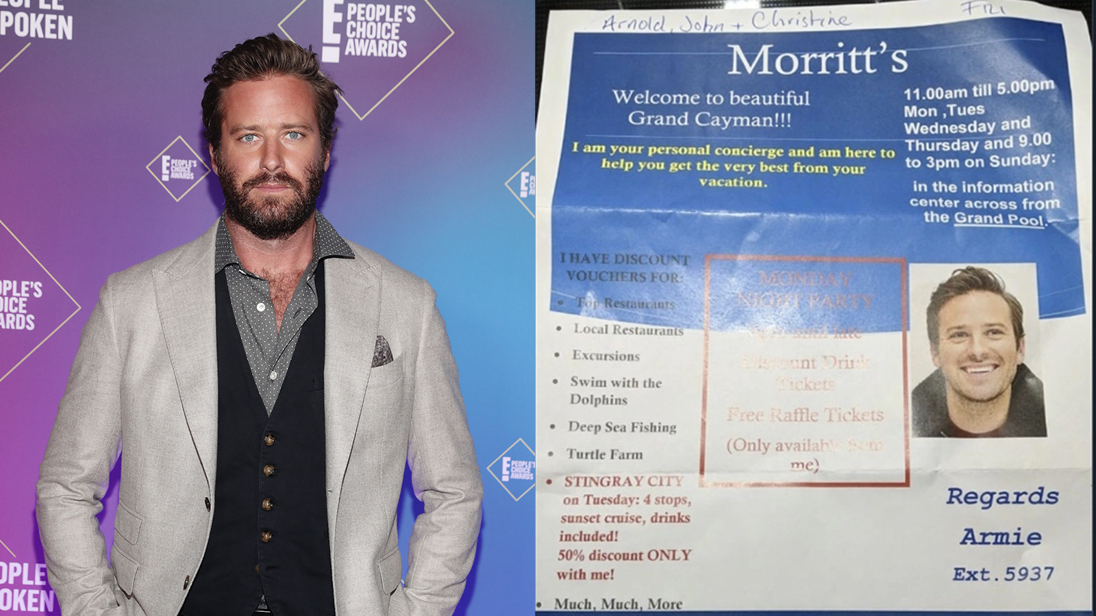 armie hammer hotel concierge debunked