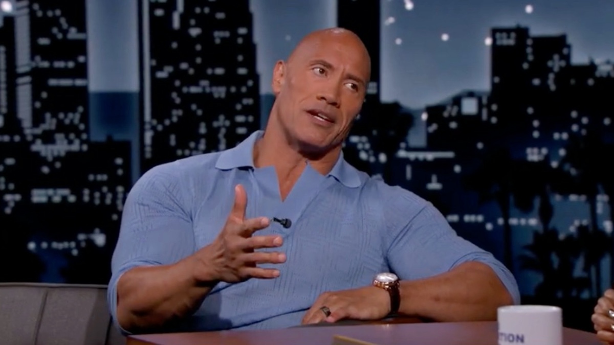 Dwayne Johnson appears on 'Jimmy Kimmel Live'