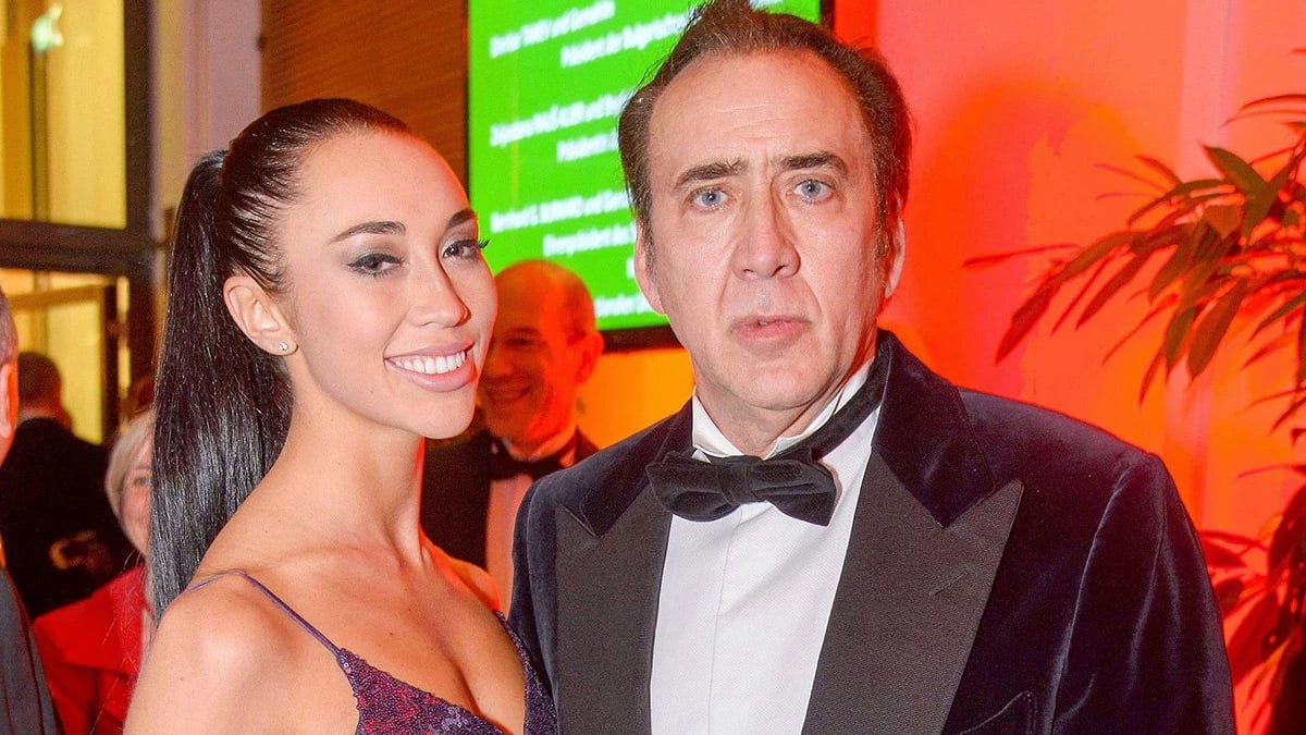 Erika Koike and Nicolas Cage