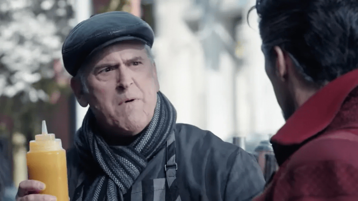 Bruce Campbell as Pizza Poppa, Doctor Strange in the Multiverse of Madness (2022)