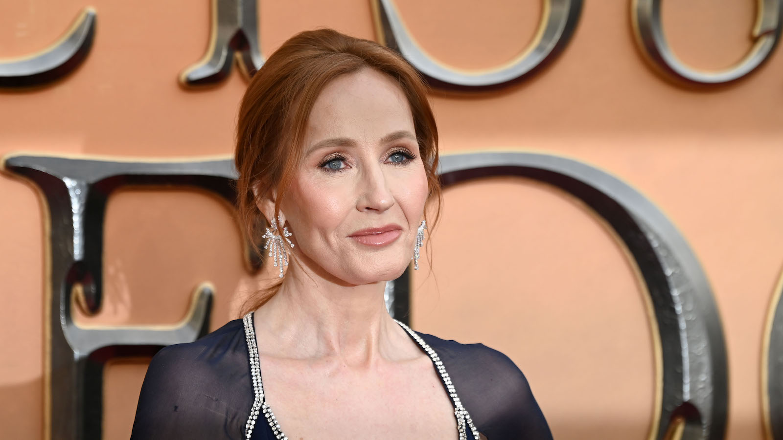 JK Rowling attends 'The Secrets of Dumbledore' premiere