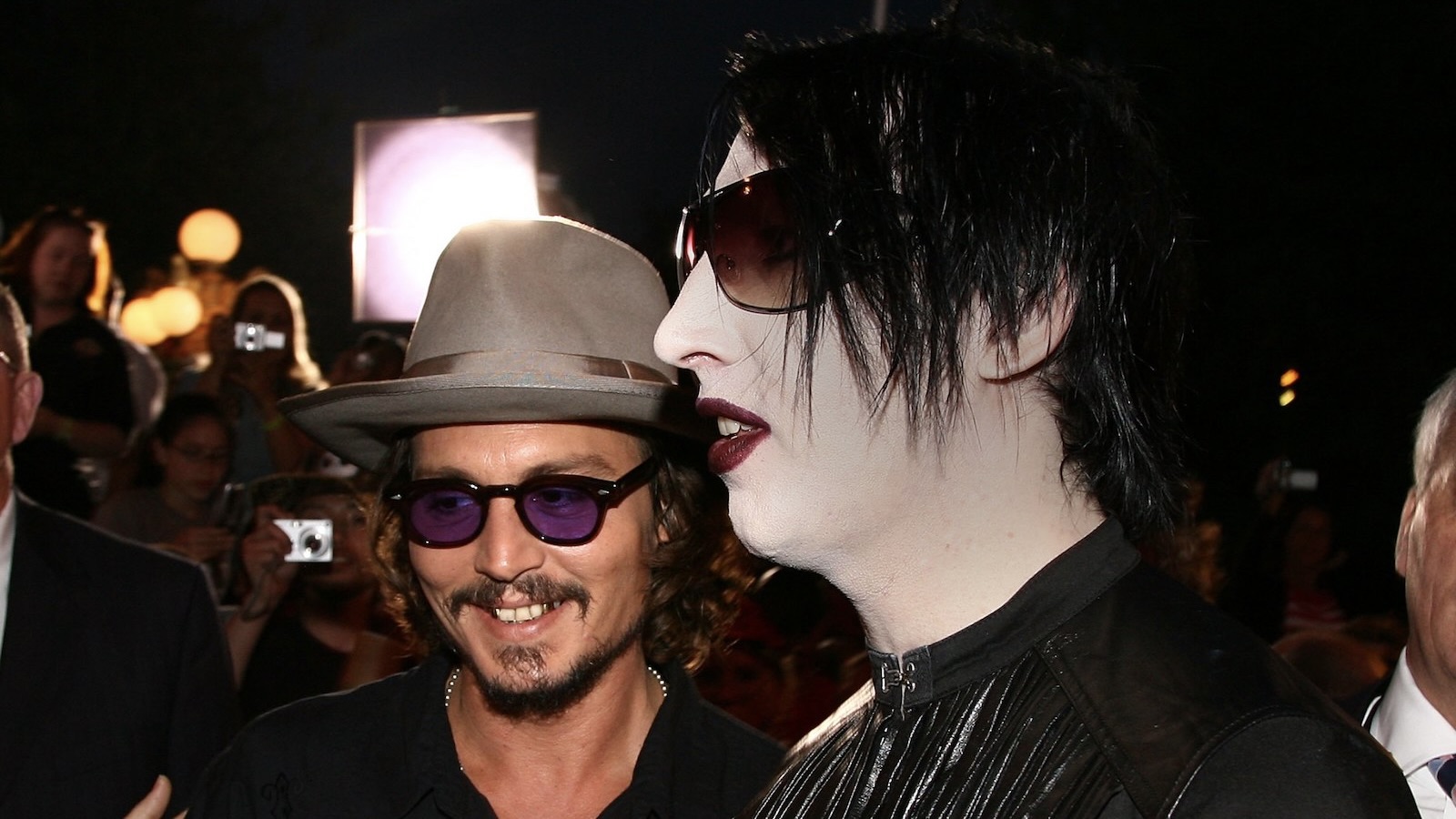 Johnny Depp and Marilyn Manson