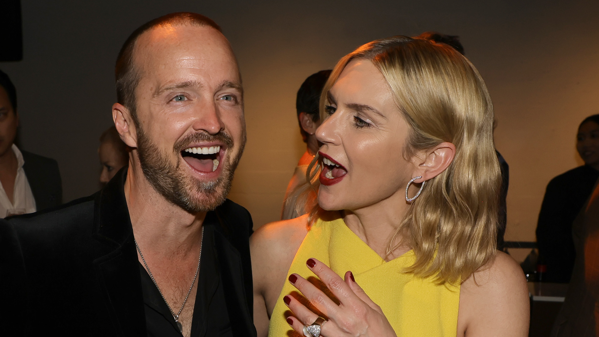 Aaron Paul and Rhea Seehorn