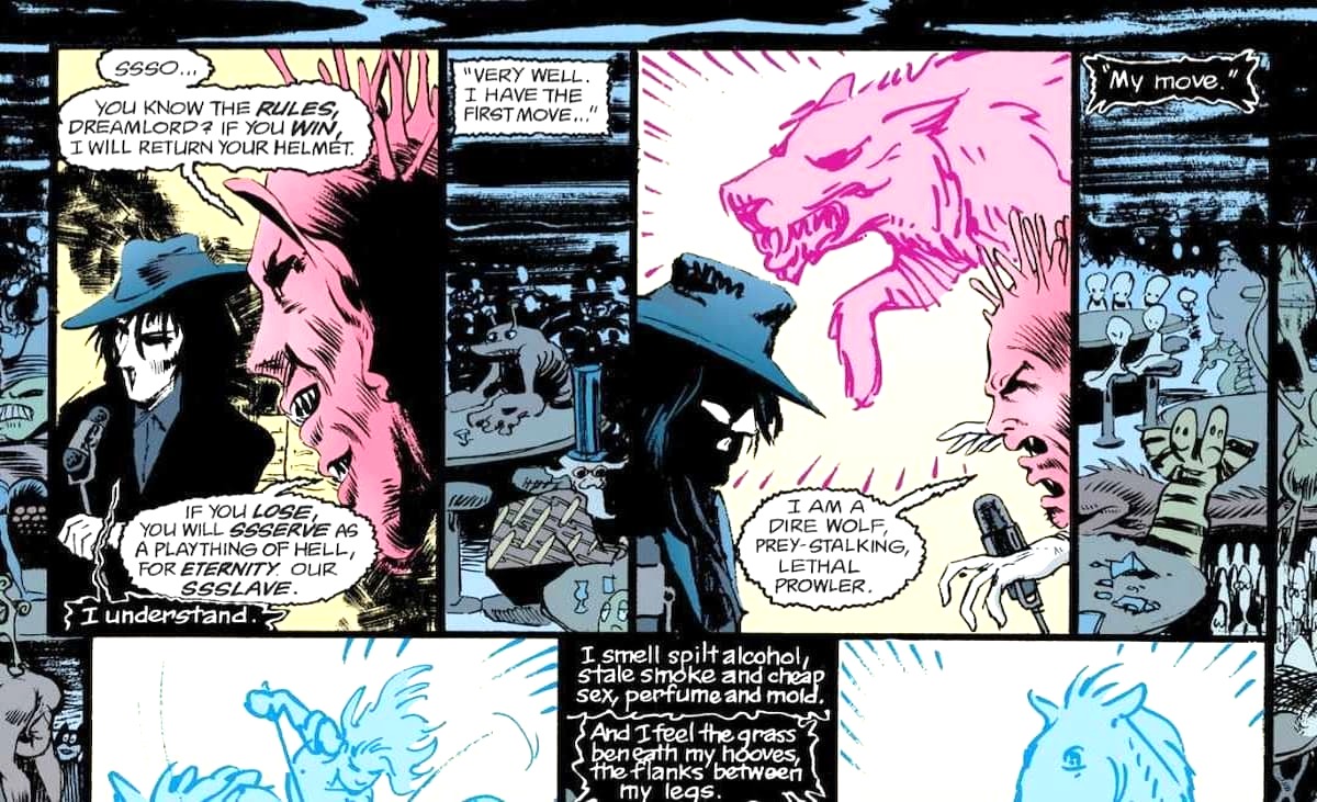 The Sandman Comic Dire Wolf