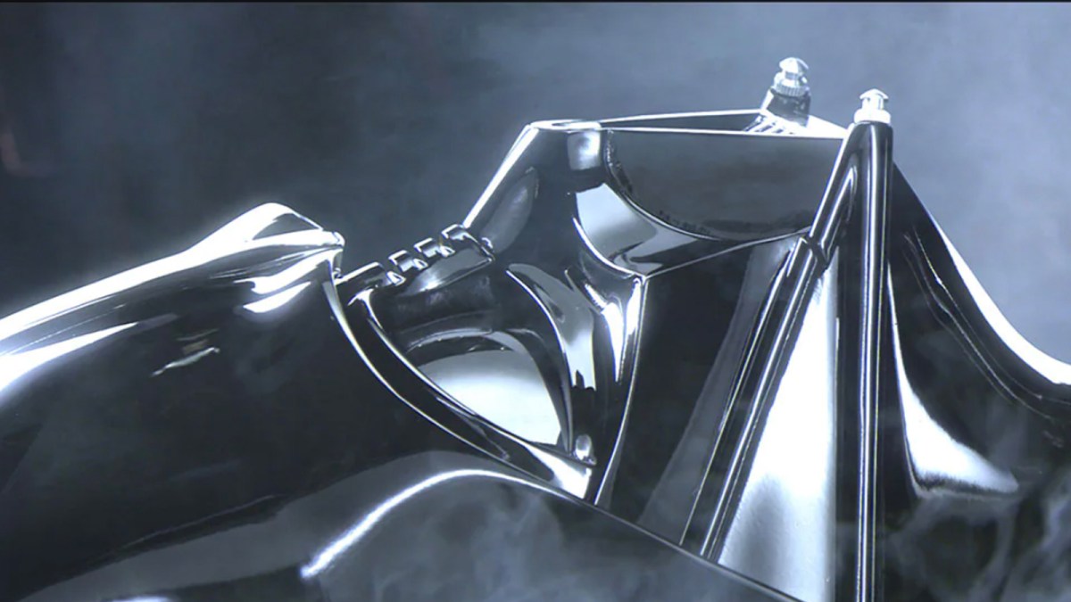 Darth Vader lies in repose in this still from Revenge of the SIth