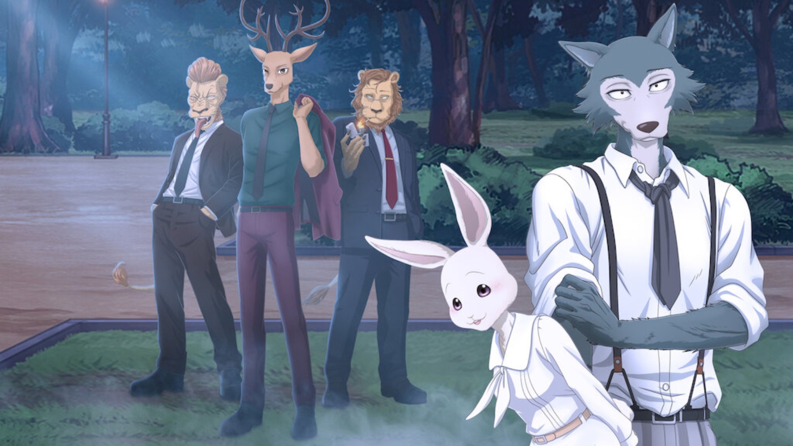 The main cast of Beastars