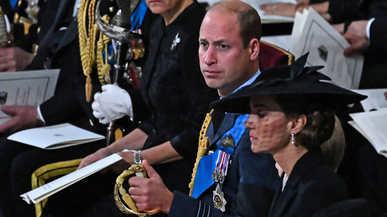 Prince William and Princess Catherine attend Queen Elizabeth II's funeral