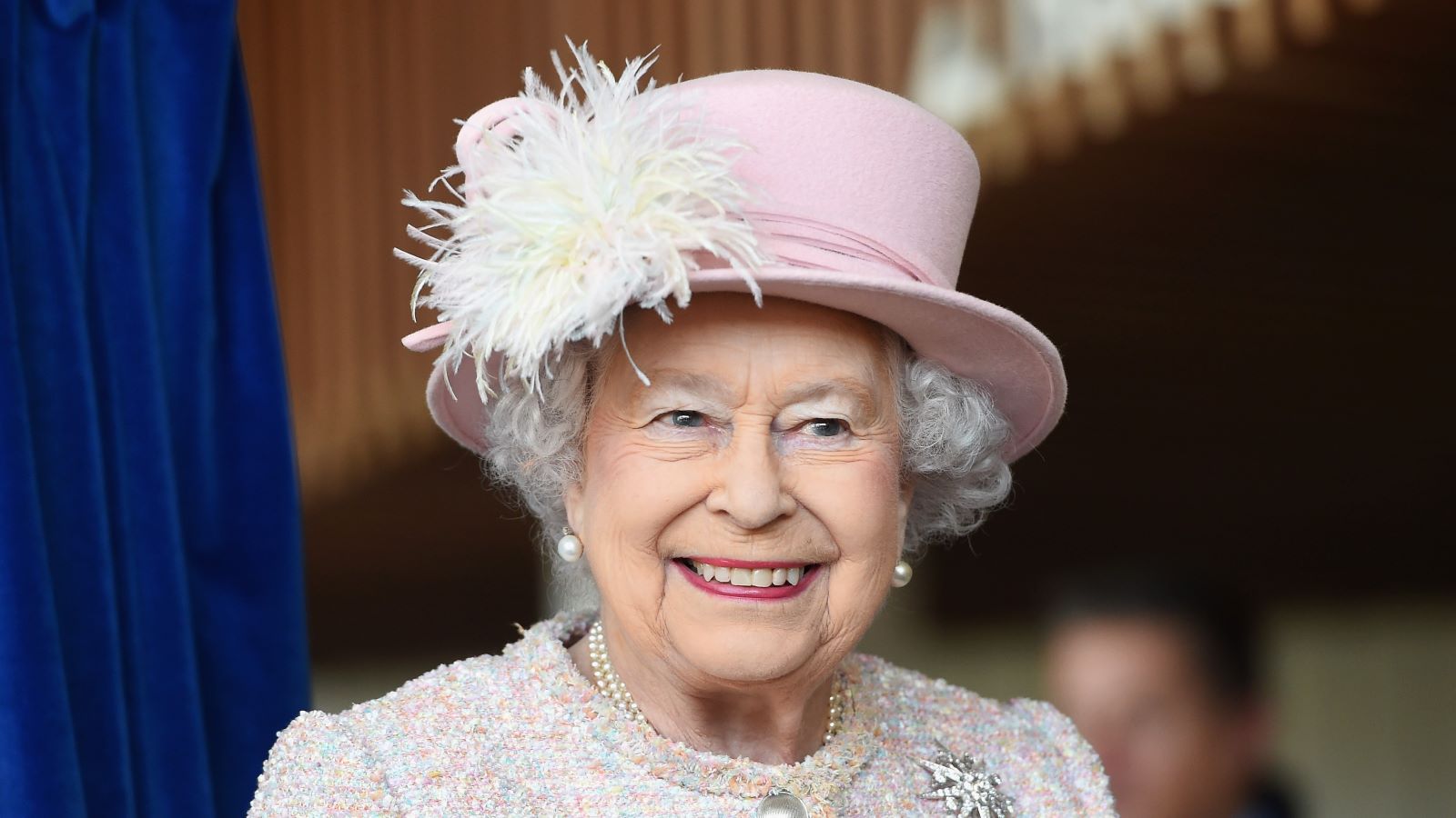 Queen Elizabeth II is seen at the Chichester Theatre while visiting West Sussex on November 30, 2017 in Chichester, United Kingdom. (Photo by Stuart C. Wilson/Getty Images)