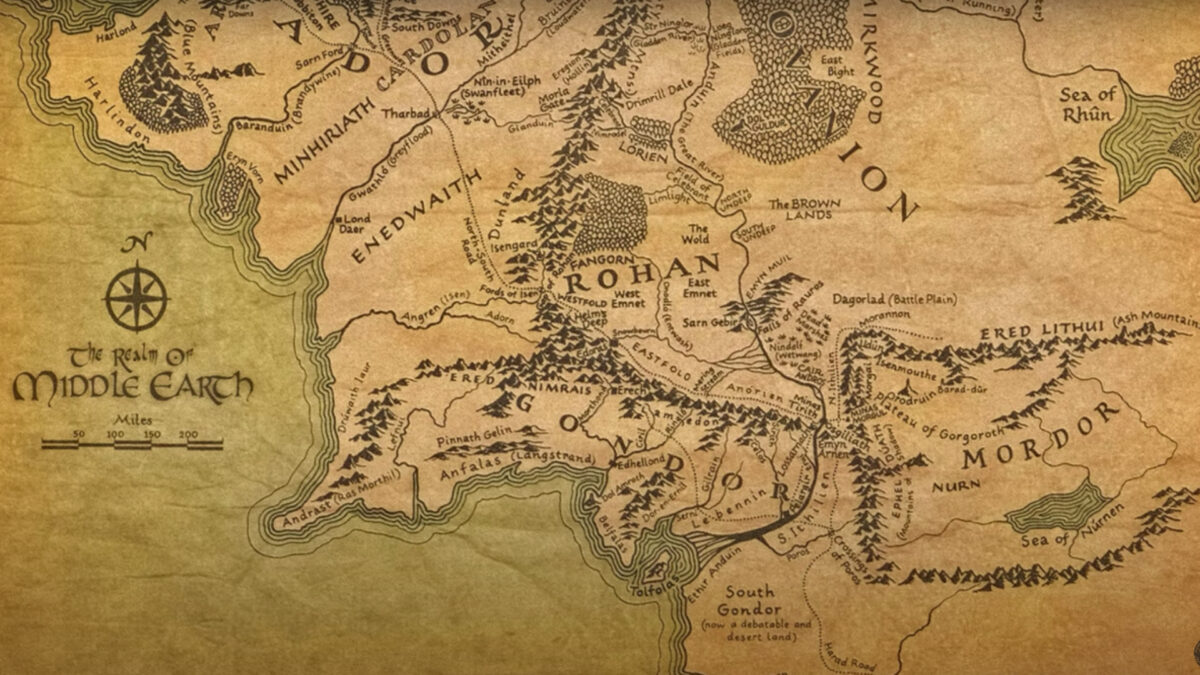 Map of Middle Earth