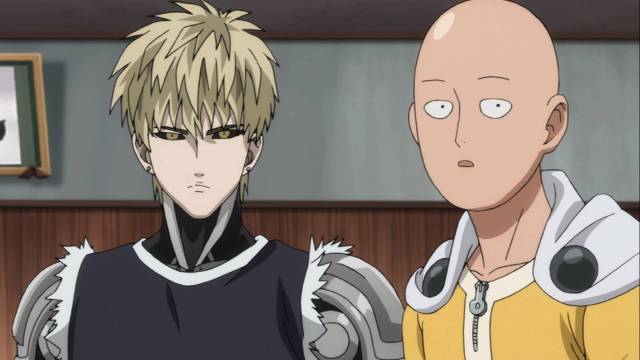 Genos and Saitama from One Punch Man