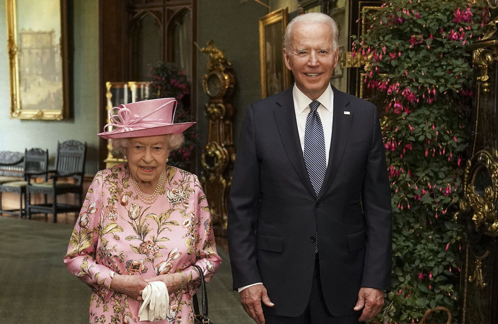 Queen Elizabeth II Joe Biden