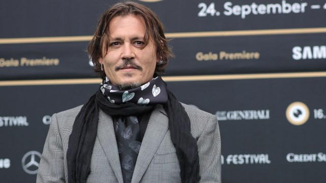 Johnny Depp attends the 2020 Zurich Film Festival