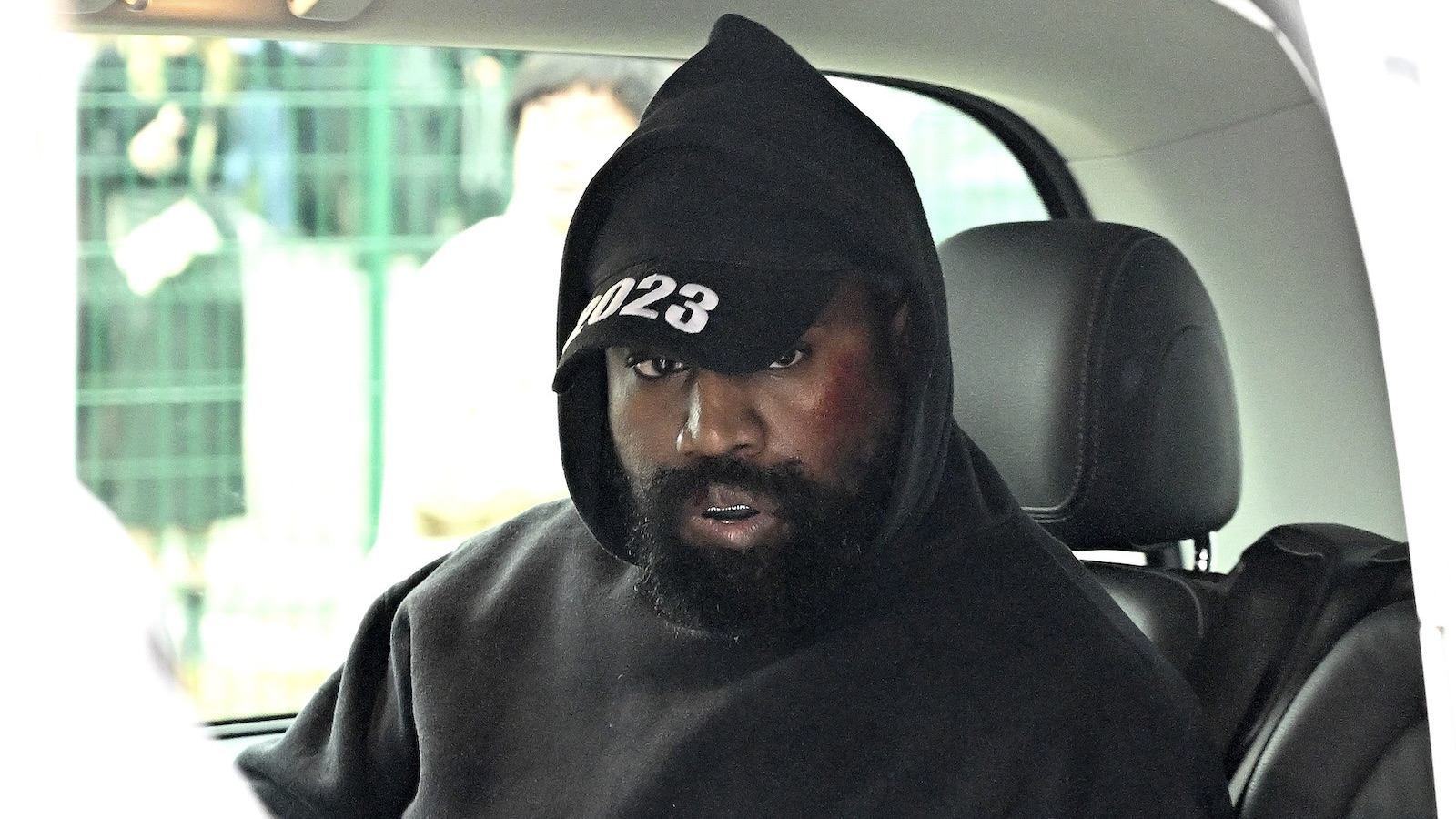 Kanye West attends the Balenciaga Womenswear Spring/Summer 2023 show as part of Paris Fashion Week on October 02, 2022 in Villepinte, France.