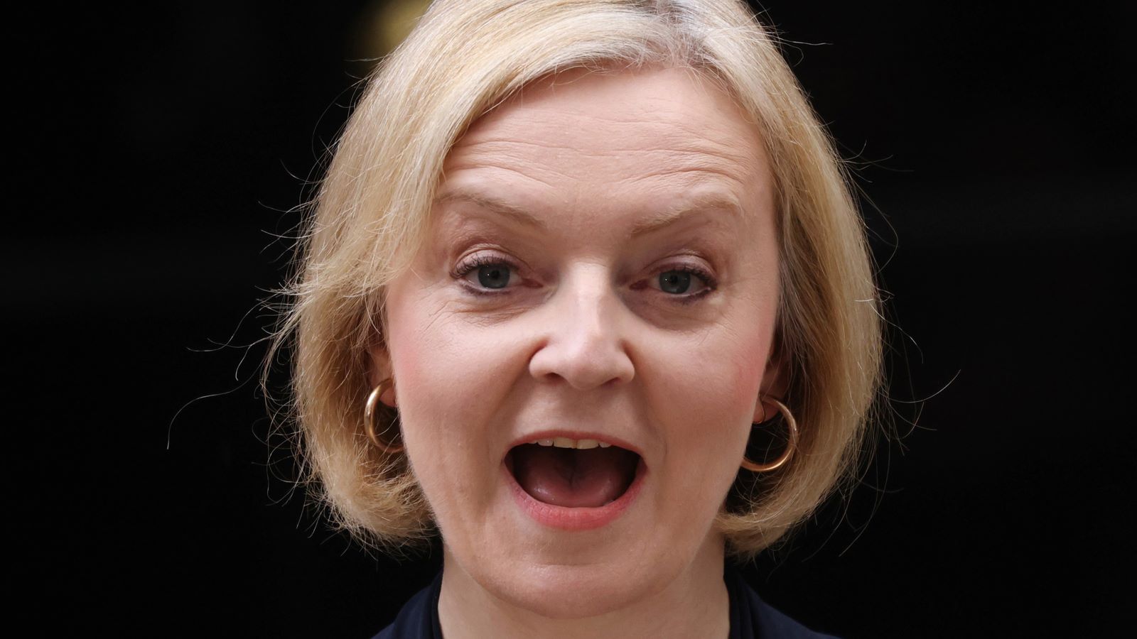 Liz Truss speaks in Downing Street as she resigns as Prime Minister Of The United Kingdom on October 20, 2022 in London, England. Liz Truss has been the UK Prime Minister for just 44 days and has had a tumultuous time in office. Her mini-budget saw the GBP fall to its lowest-ever level against the dollar, increasing mortgage interest rates and deepening the cost-of-living crisis. She responded by sacking her Chancellor Kwasi Kwarteng, whose replacement announced a near total reversal of the previous policies. Yesterday saw the departure of Home Secretary Suella Braverman and a chaotic vote in the House of Commons chamber. (Photo by Dan Kitwood/Getty Images)