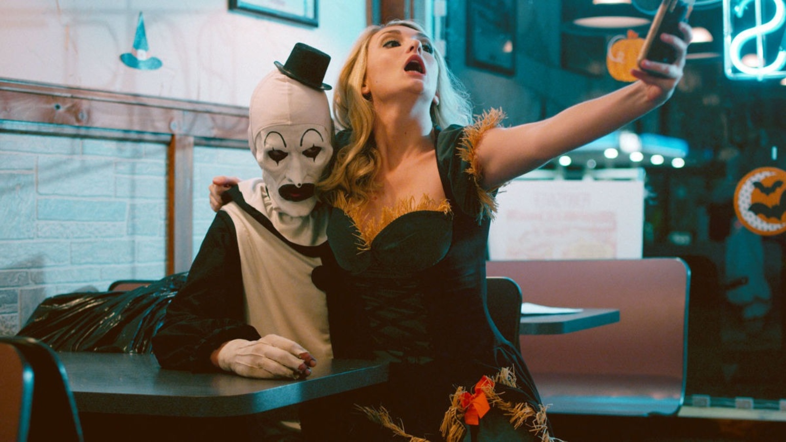 Art the Clown and Dawn from Terrifier