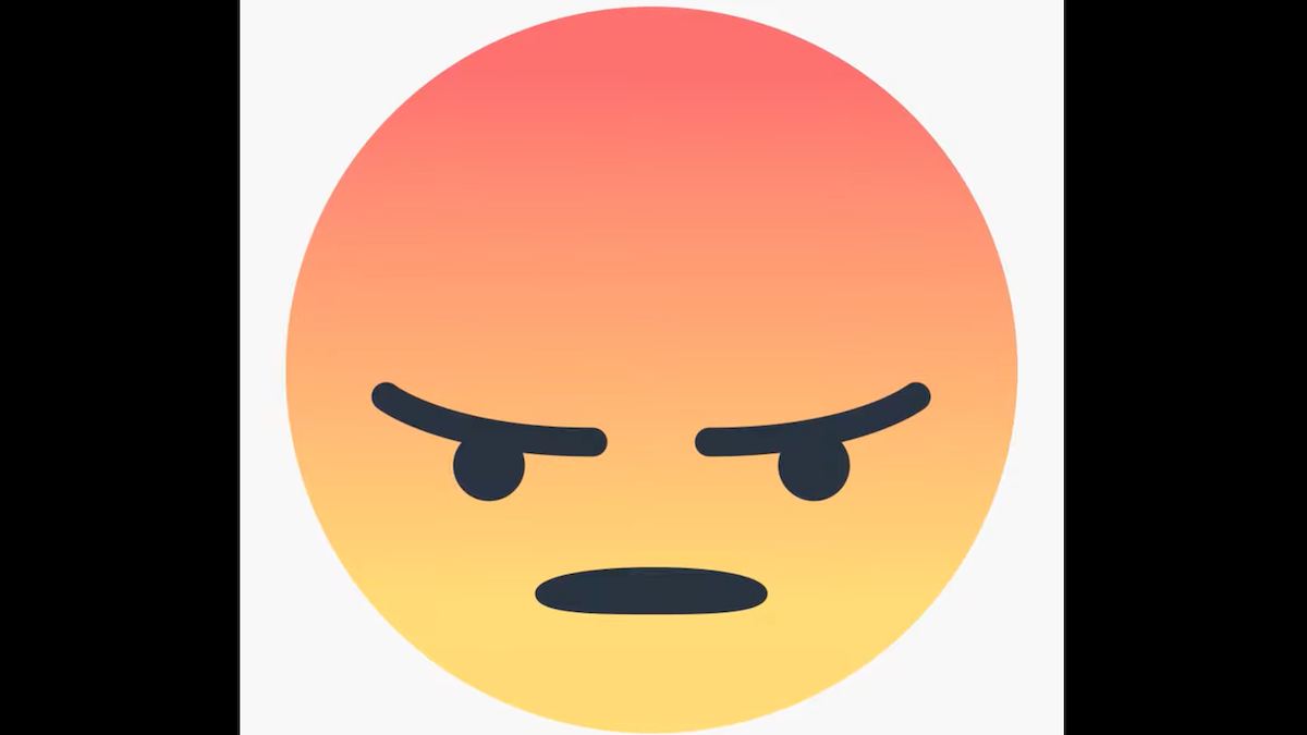 angry face emoji