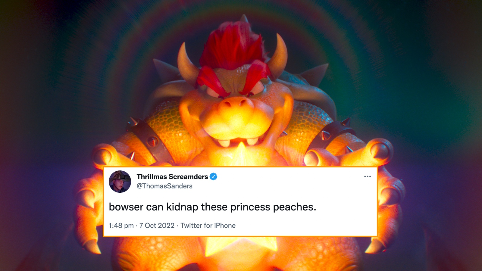 bowser holding thirst tweet