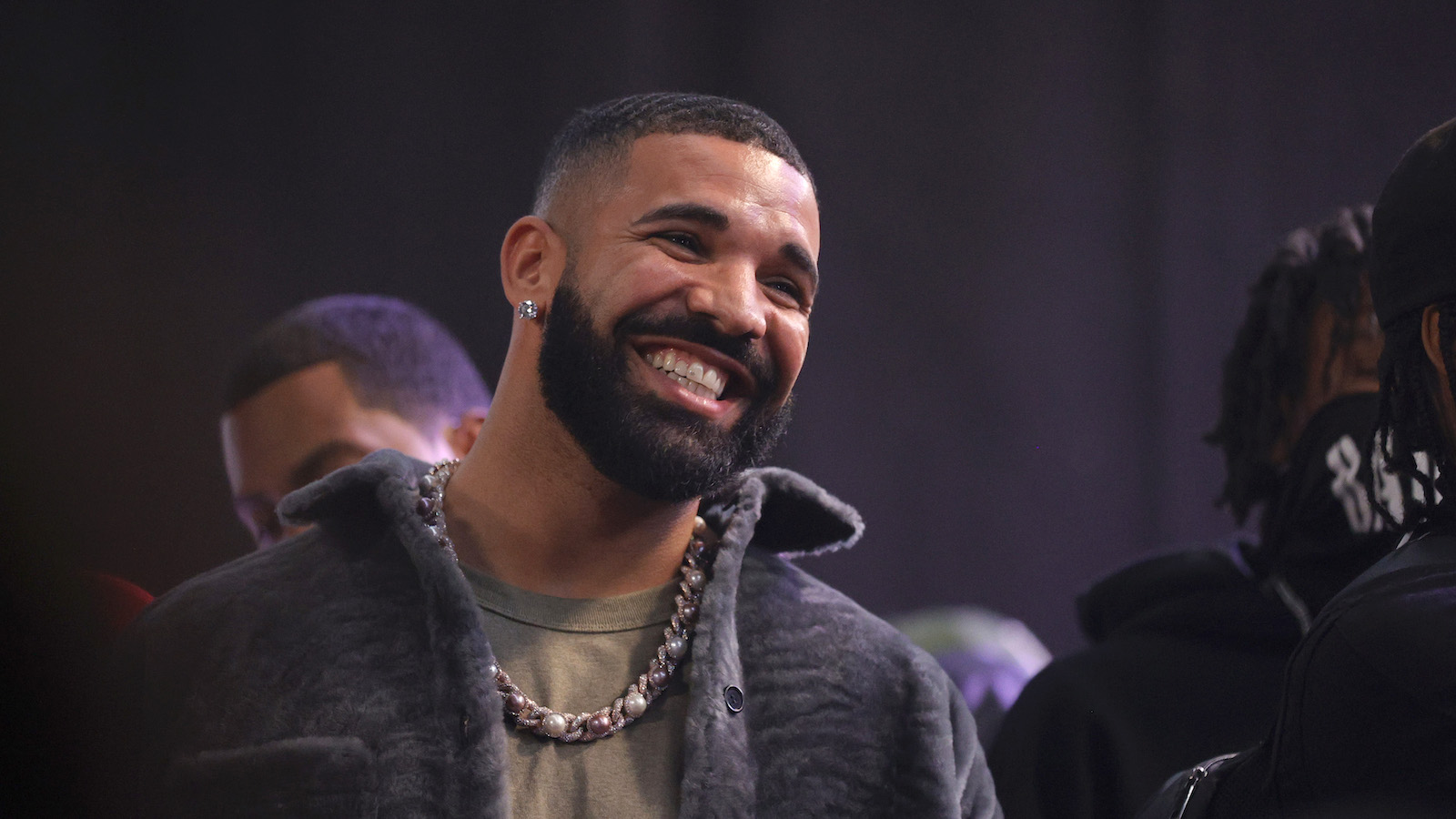 Drake speaks onstage during Drake's Till Death Do Us Part rap battle on October 30, 2021 in Long Beach, California.