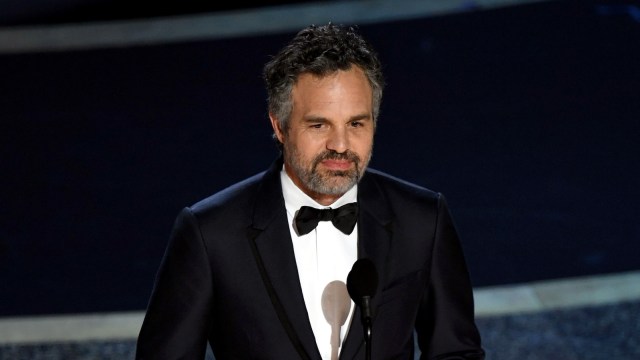 Mark Ruffalo speaks onstage during the 92nd Annual Academy Awards at Dolby Theatre on February 09, 2020 in Hollywood, California.
