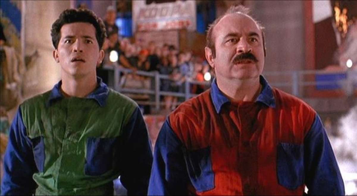 John Leguizamo and Bob Hoskins in 'Super Mario Bros.'